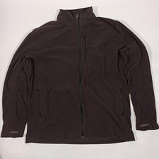 Rohan Microgrid Stowaway Mens Full Zip Fleece Jumper - Light Black - Size L