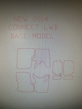 Ford Transit Connect 2014-on LWB Base Van Ply Lining Kit, No Floor Or Wheel Box