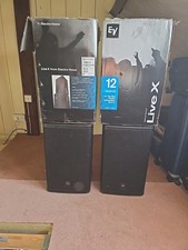 Pair of Electro-voice EV ELX  112 passive PA /  Dj Disco / Band Speakers