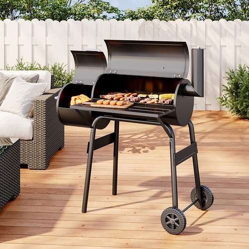 Barrel barbecue grill - barrel,