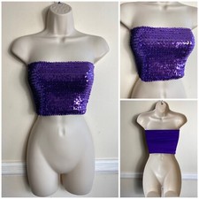 Bay Vintage Purple Sequin Y2K