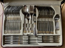 Prima Arundel 84pcs cutlery set. Chrome-nickel-steel and hard-gold plated. 