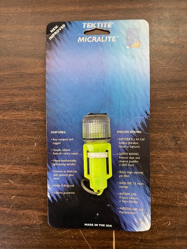 Tektite micralite diving light - tektite,