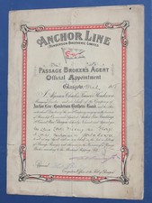 ANCHOR LINE EDWARDIAN IRISH