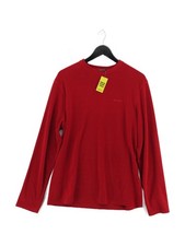 Rohan Men's T-Shirt M Red 100% Polyester Basic