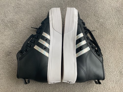 Adidas nizza black platform - black,
