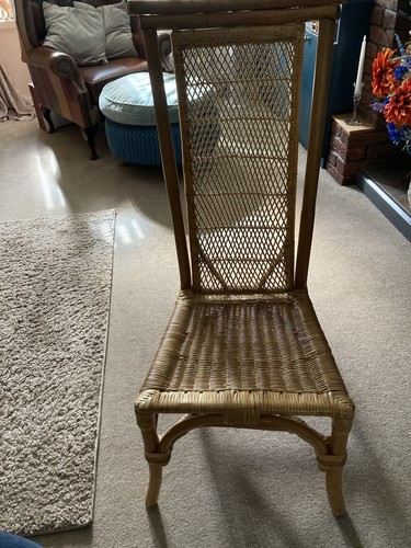 Vintage bamboo rattan chair - rattan,