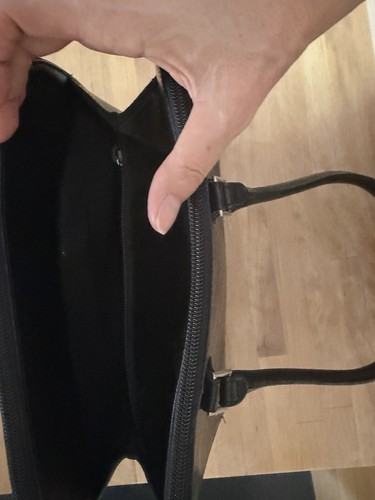 Furla black leather - black,