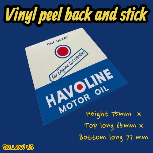 Havoline motor oil - motor, jug