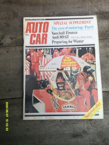 Autocar magazine 23rd - 23rd, november