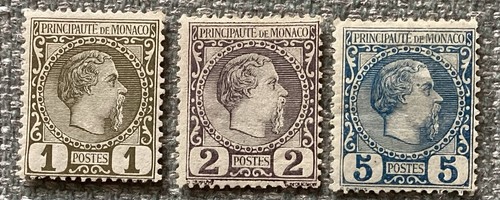 Monaco 1885 5c prince - 1885., 1c-5c