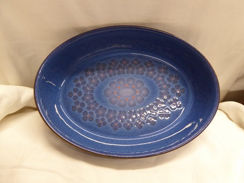 Denby midnight oval serving - denby,