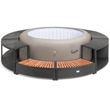 Lay spa rattan hot tub - rattan,