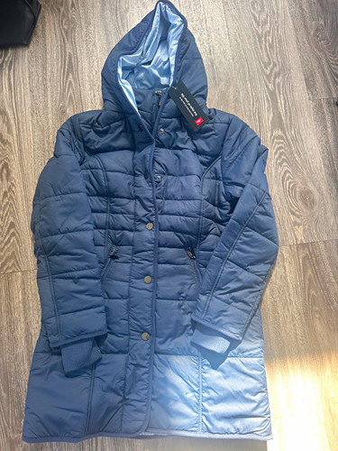 Cotton traders blue padded - blue,