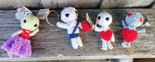 4 STRING  VOODOO DOLL KEYRINGS