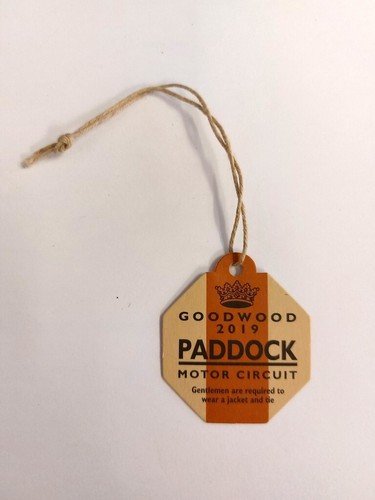 Goodwood revival paddock pass - revival,