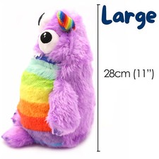 WORRY MONSTER LARGE CUDDLY SOFT TOY PLUSH ZIPPER TEDDY EATS NIGHTMARE & WORRIES