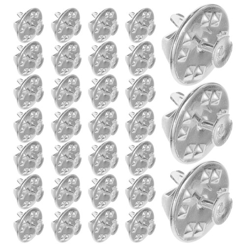 50pcs metal pin backs - 50pcs,