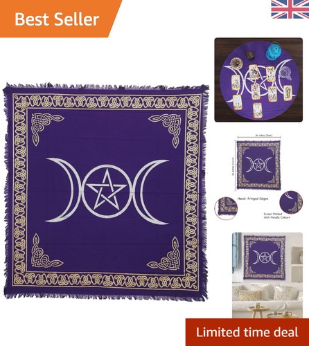 Elegant purple triple - purple, moon