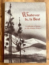 WHATEVER IS, IS BEST by ELLA