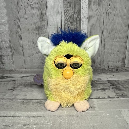 Kiwi furby pet plush toy - kiwi, green
