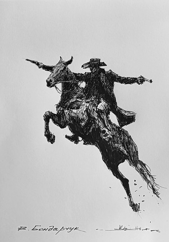 Original drawing with marker