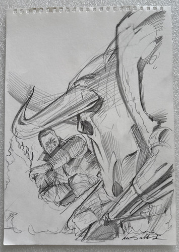 Lee sullivan original art - original,