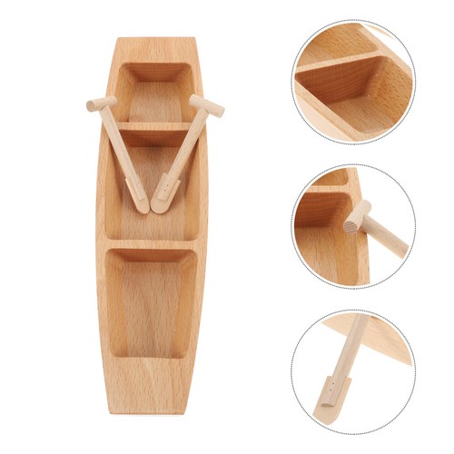 Set wooden canoe - wooden,