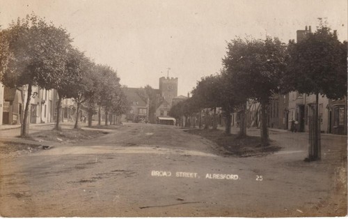 Topographical postcard broad - postcard,