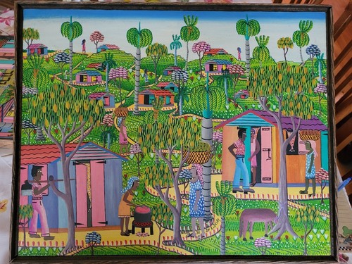 Haitian art vintage on - haitian,