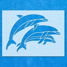 Dolphin Sea Mammal Stencil