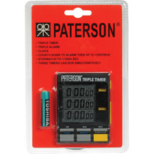 Paterson Darkroom Triple Timer Clock / Alarm - PTP 800