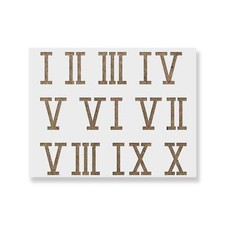 Roman Numerals Stencil - Craft