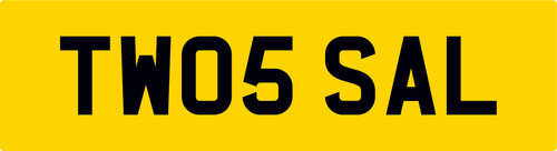 Sally personalised reg - 25,