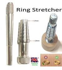 Ring Stretcher Rod 7 Step Jewellers Choice Expanding Tool With Wooden Base