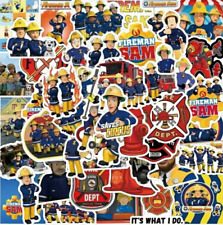 Fireman Sam Stickers – Fire Engine Heroes Kids Decals for Scrapbooks & Phones