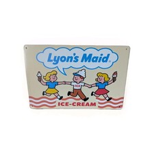 Metal sign lyons maid vintage - metal,