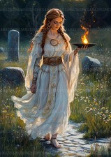 Celtic Goddess Brigid Art