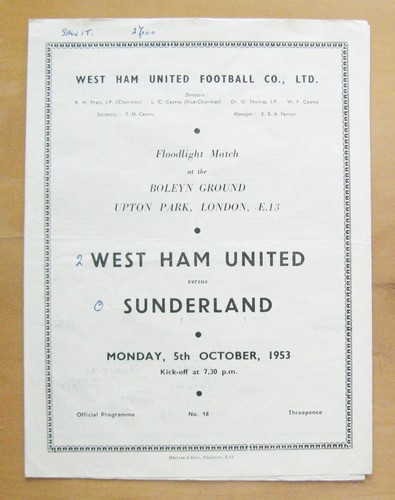 West ham united sunderland - ham,