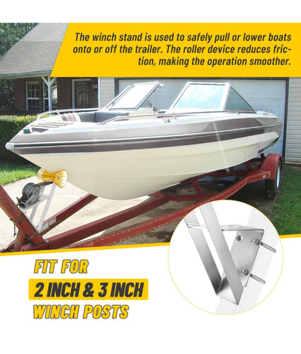 Boat trailer winch seat with - trailer,