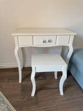  Stool Set with Dressing Table and Drawers for Bedroom Makeup Desk Vanity