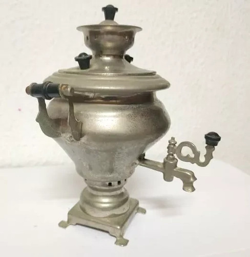 Vintage russian mini samovar - vintage,