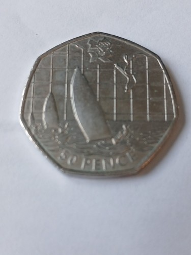 London olympic 2012 50p coin - london,