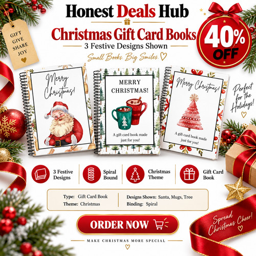 Christmas gift card book - christmas,