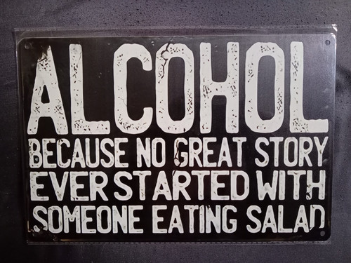 Funny vintage style metal sign - funny,
