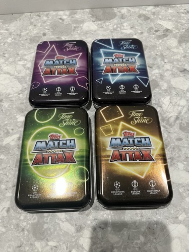 Match attax time shine tin - time, to