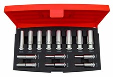 Bahco S1214L 3/8" Drive 14 Piece Deep Metric Socket Set 6-19mm