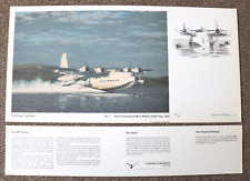 Keith Woodcock, Short Sunderland Mk.V, ORIGINAL PENCIL SKETCH Ltd Edition 38/50