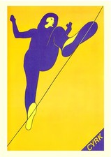 Advert Photo cyrk polish circus poster 1970s