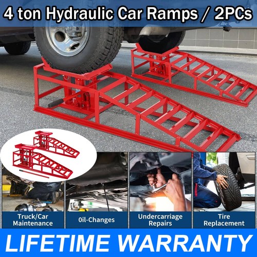Ton hydraulic car ramps - hydraulic, 2pc